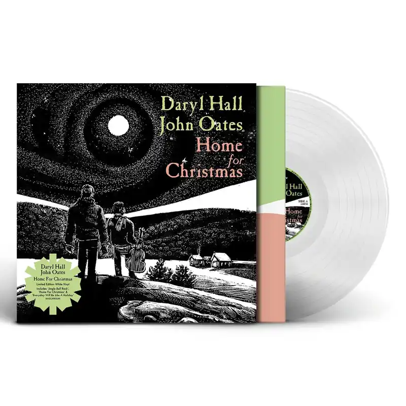 Direct From Factory DARYL HALL & JOHN OATES - Home For Christmas - Snow White Vinyl LP