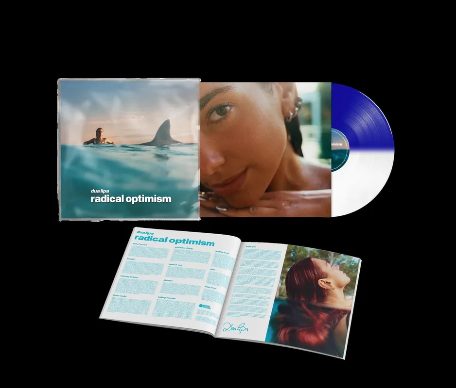 DUA LIPA - Radical Optimism - Deluxe Edition - Split Coloured Vinyl with booklet Bargain
