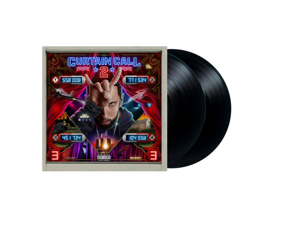 Money Back Guarantee EMINEM - Curtain Call 2 - Double Black Vinyl LP