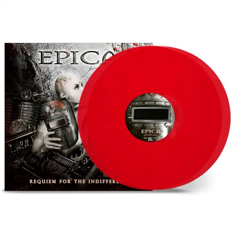 EPICA - Requiem For The Indifferent - Double Transparent Red Vinyl LP Order Now