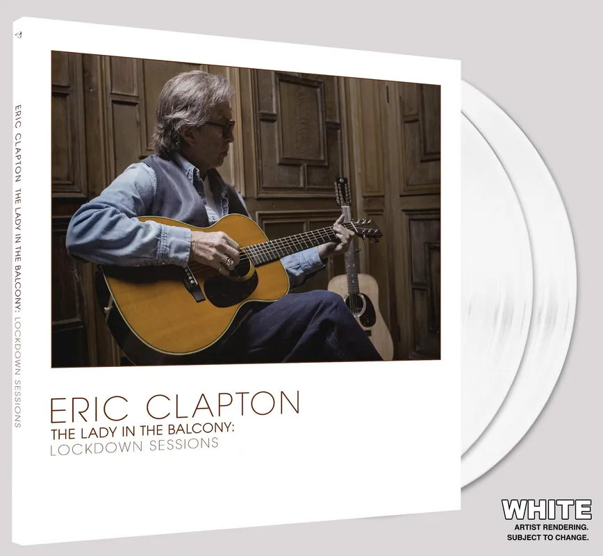 ERIC CLAPTON - The Lady In The Balcony : Lockdown Sessions - Double 'Creamy White' Vinyl LP Free Shipping