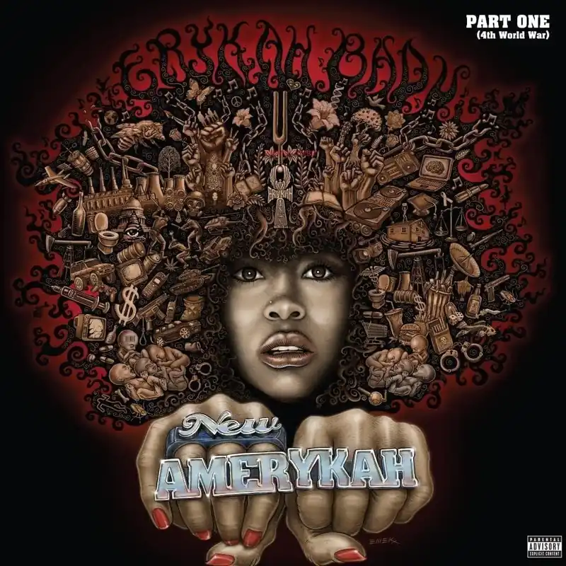 Exclusive ERYKAH BADU - New Amerykah - Part One 4th World War - Purple Vinyl LP