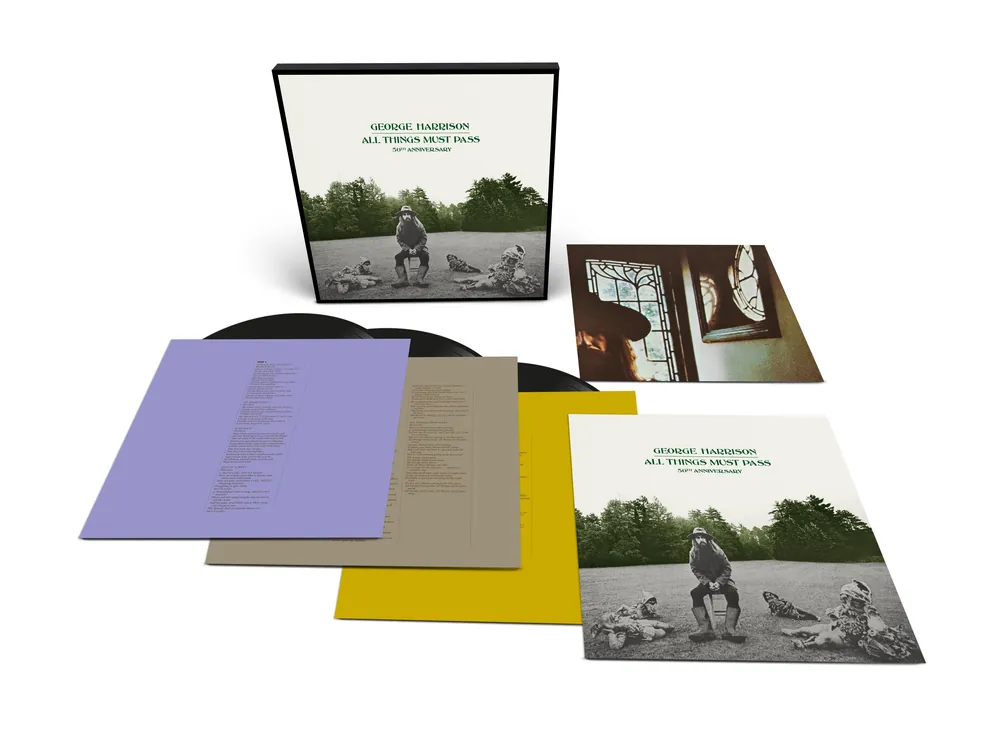 High Quality GEORGE HARRISON - All Things Must Pass (50th Anniversary) Triple Vinyl LP