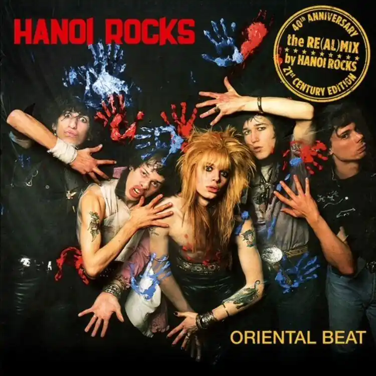 Bulk Order HANOI ROCKS - Oriental Beat - The Re(al) Mix 40th Anniversary Vinyl LP