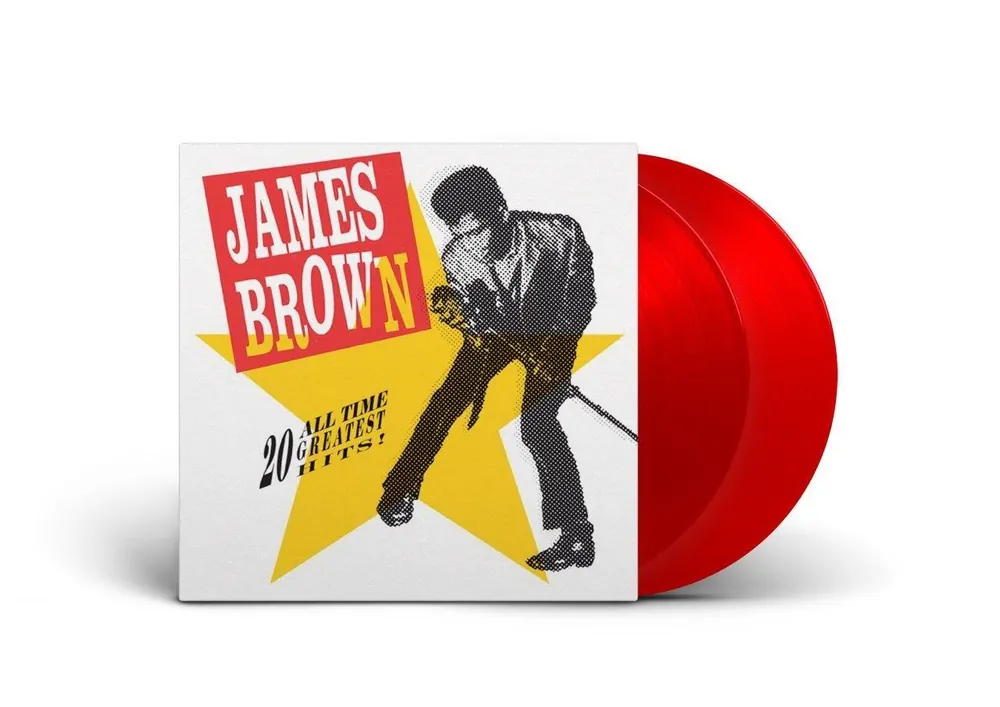 JAMES BROWN - 20 All Time Greatest Hits- Double Red Vinyl LP New Release