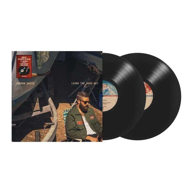 New Arrival JORDAN DAVIS - Learn The Hard Way - Double Vinyl LP