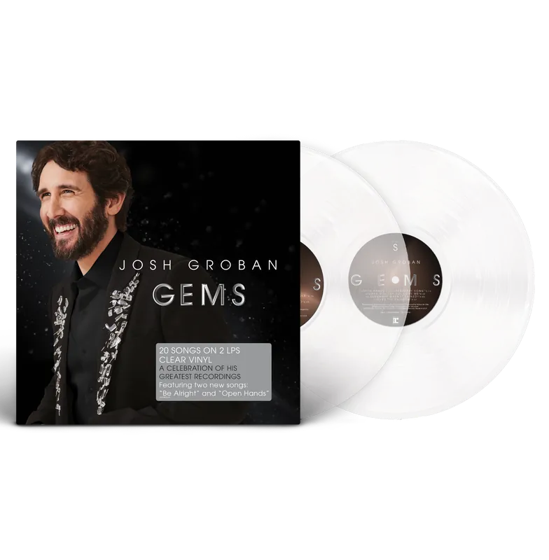 JOSH GROBAN - GEMS - Double Clear Vinyl LP Markdown