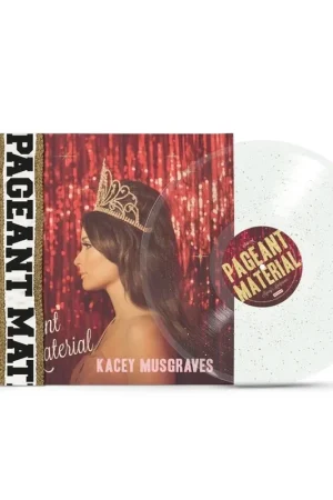 Weekend Sale KACEY MUSGRAVES - Pageant Material - 10th Anniversary Edition - Gold Glitter Vinyl LP