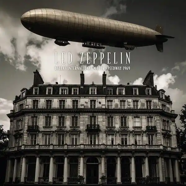 Clearance LED ZEPPELIN - Dallas International Motor Speedway (Broadcast Recording) - Double Clear Vinyl LP