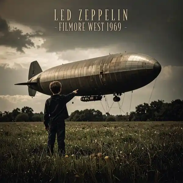 LED ZEPPELIN - Filmore West 1969 (Broadcast Recording) - Clear Vinyl LP New Arrival