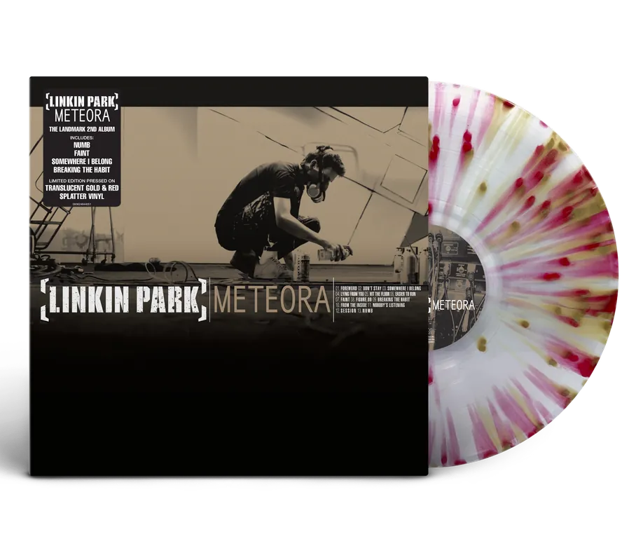 Bulk Order LINKIN PARK - Meteora- Translucent Gold and Red Splatter Vinyl LP