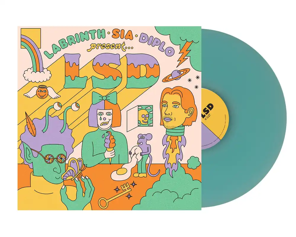 Trending LSD :Labrinth, Sia and Duplo present .... - Sea Glass Vinyl LP