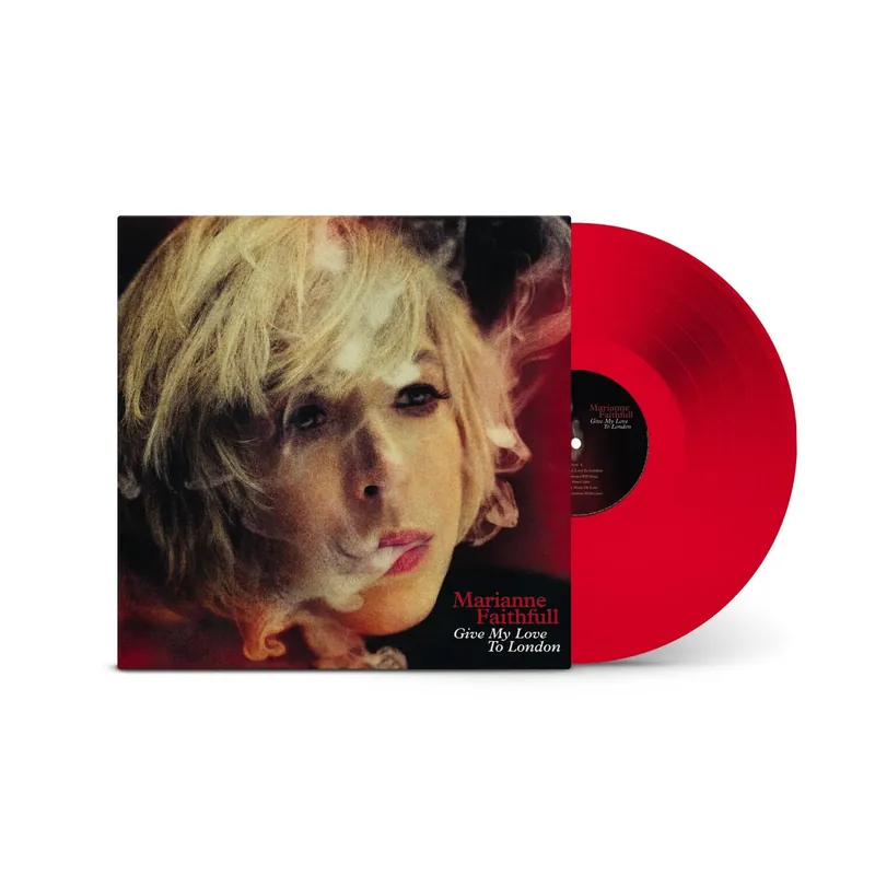 MARIANNE FAITHFULL - Give My Love To London - Red Vinyl LP Seasonal Sale