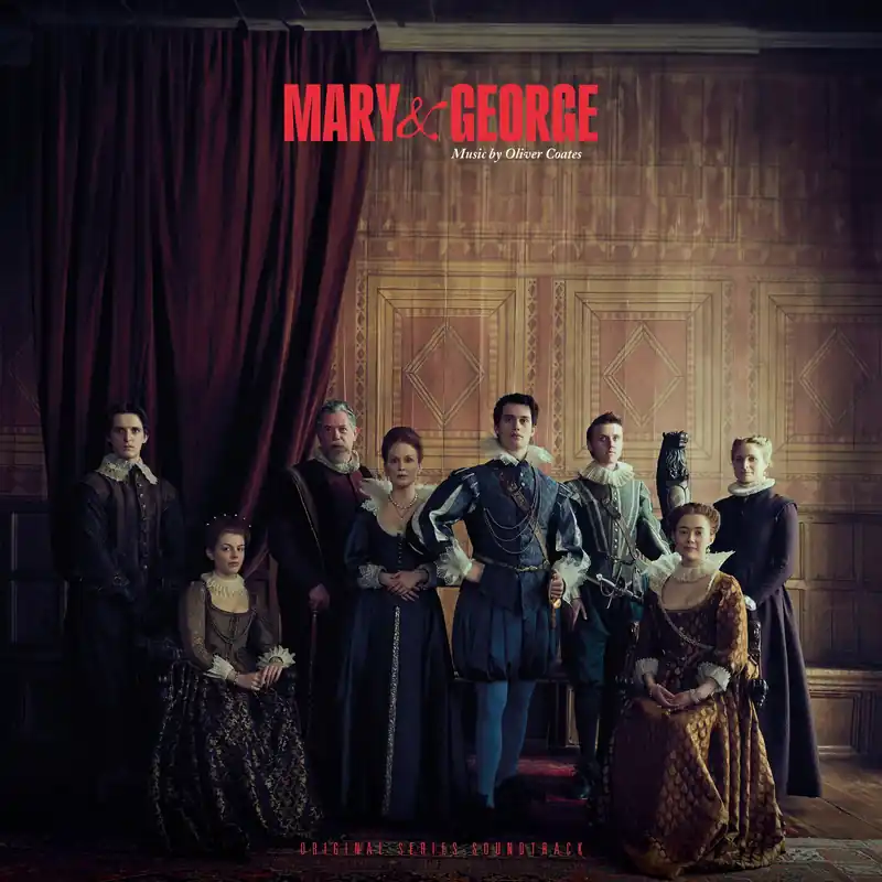 MARY & GEORGE - Original Series Soundtrack (Oliver Coates) - Half Red Half Black Vinyl LP Holiday Sale