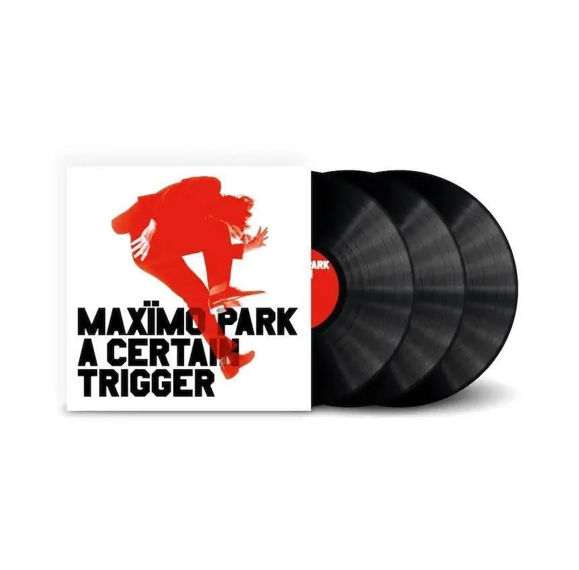 Fresh Stock MAXIMO PARK A Certain Trigger + Missing Songs + 12 track extra LP- 20th Anniversary Vinyl LP - Triple Vinyl with Poster