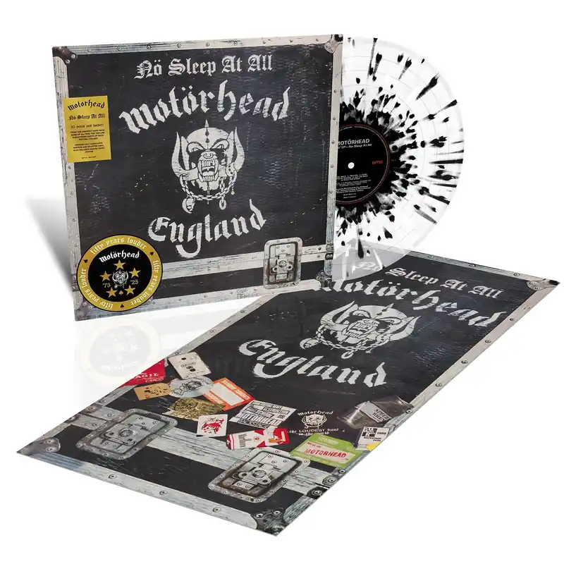 MOTORHEAD - No Sleep At All - 50th Anniversary Splatter Vinyl LP Warranty Included