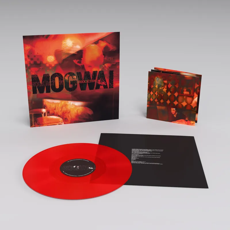 MOGWAI - Rock Action - Transparent Red Vinyl LP Express Delivery