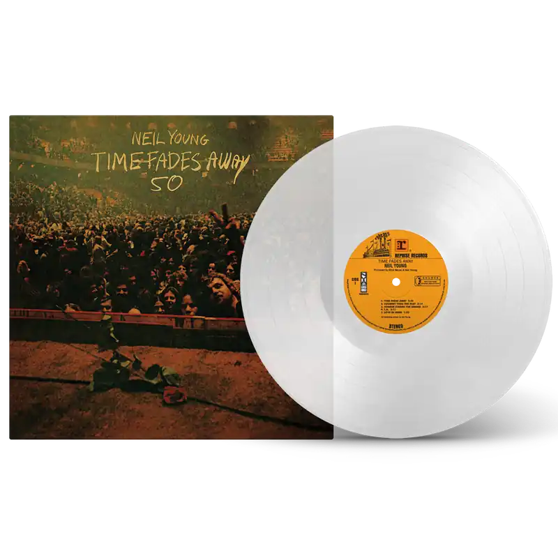 Super Sale NEIL YOUNG - Time Fades Away 50 - Clear Vinyl LP