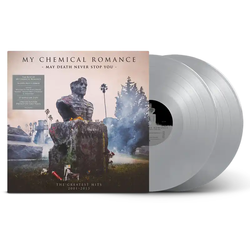 Hot Picks MY CHEMICAL ROMANCE - May Death Never Stop You - Double Grey Vinyl LP
