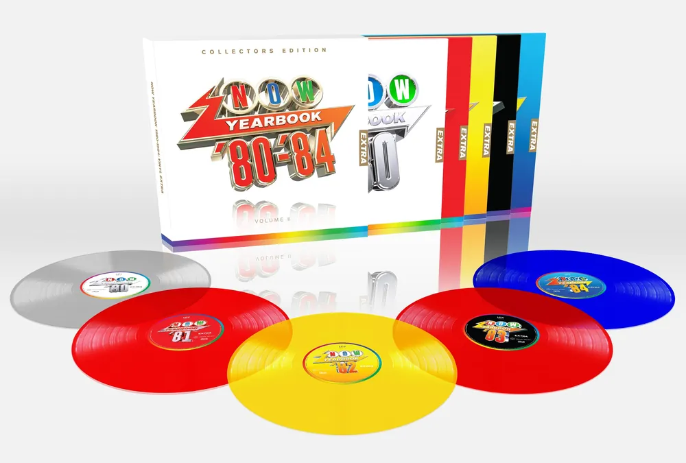 NOW - Yearbook 1980 - 1984: Vinyl Extra VOLUME 2 - 5LP Box set Coloured Vinyl LP One Day Deal