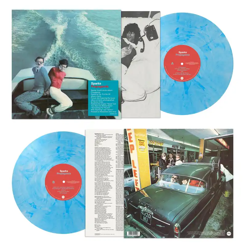 Budget SPARKS - Propaganda - Maelstrom Blue Vinyl LP - 50th Anniversary