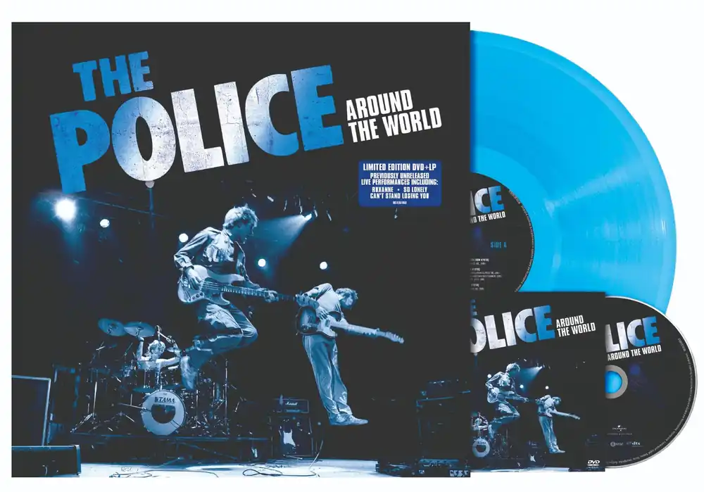 THE POLICE - Around The World - LP and DVD set - (Opaque Blue / Gold Variants) Editor’s Pick