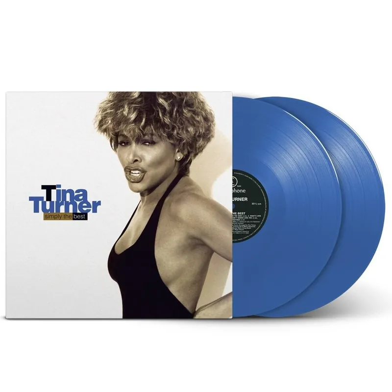 In Demand TINA TURNER - Simply The Best - Double Vinyl LP - Blue Vinyl