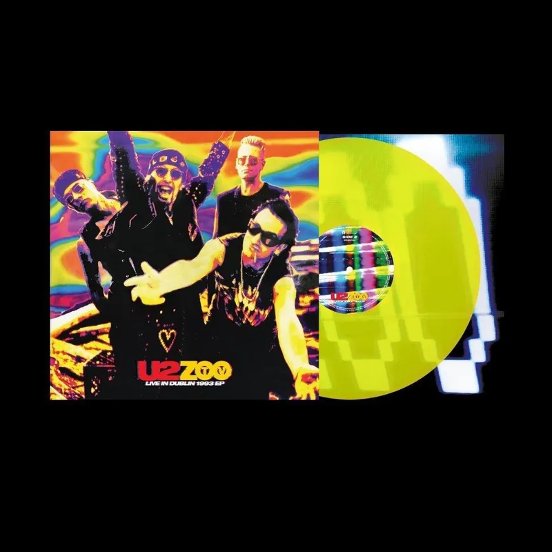 U2 - Zoo TV Live In Dublin 1993 EP - Neon Yellow Vinyl EP Low Price