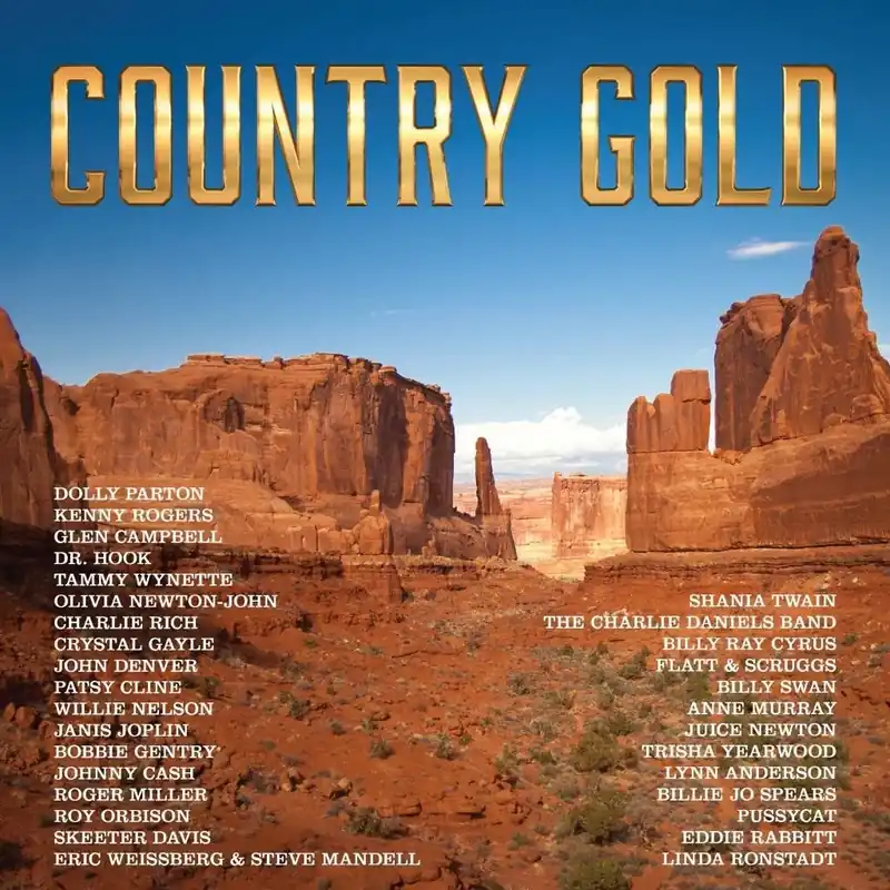 VARIOUS ARTISTS - Country GOLD - Double Vinyl LP Top Pick