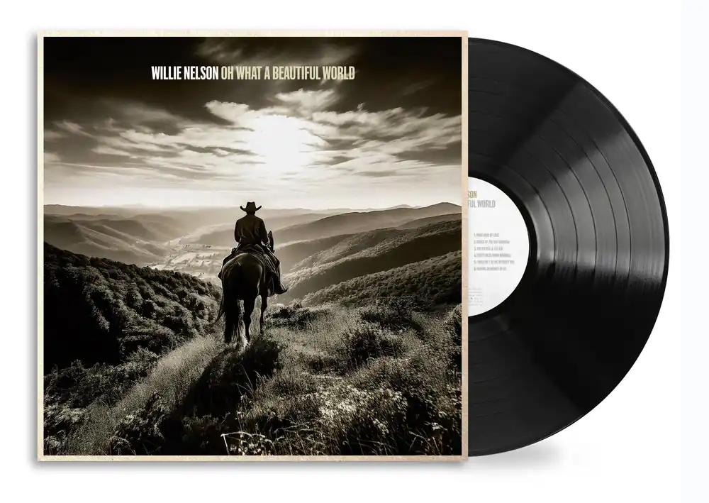 WILLIE NELSON - Oh What A Beautiful World - Vinyl LP Same Day Shipping