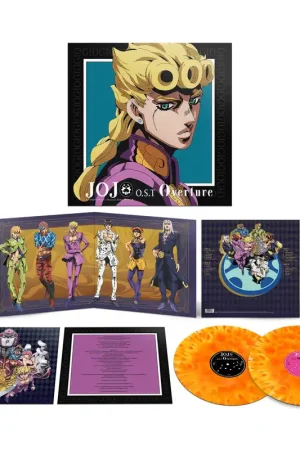 YUGO KANNO - JoJo's Bizarre Adventure: Golden Wind O.S.T. Vol. 1: Overture - Double Vinyl LP Warranty Included