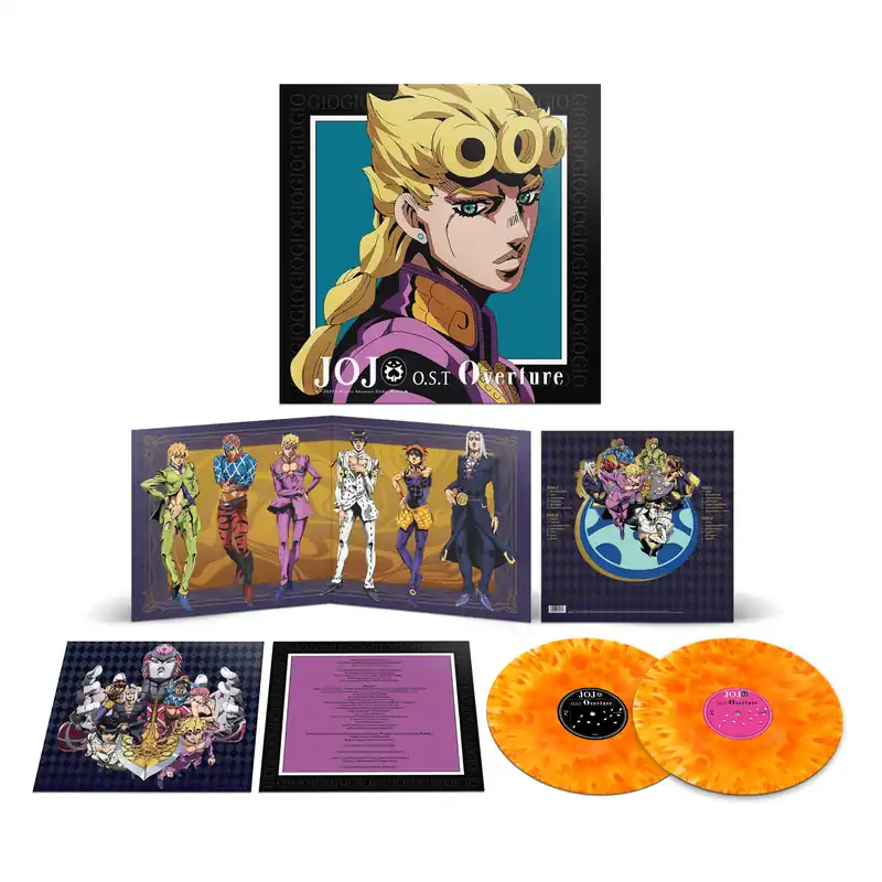 YUGO KANNO - JoJo's Bizarre Adventure: Golden Wind O.S.T. Vol. 1: Overture - Double Vinyl LP Warranty Included
