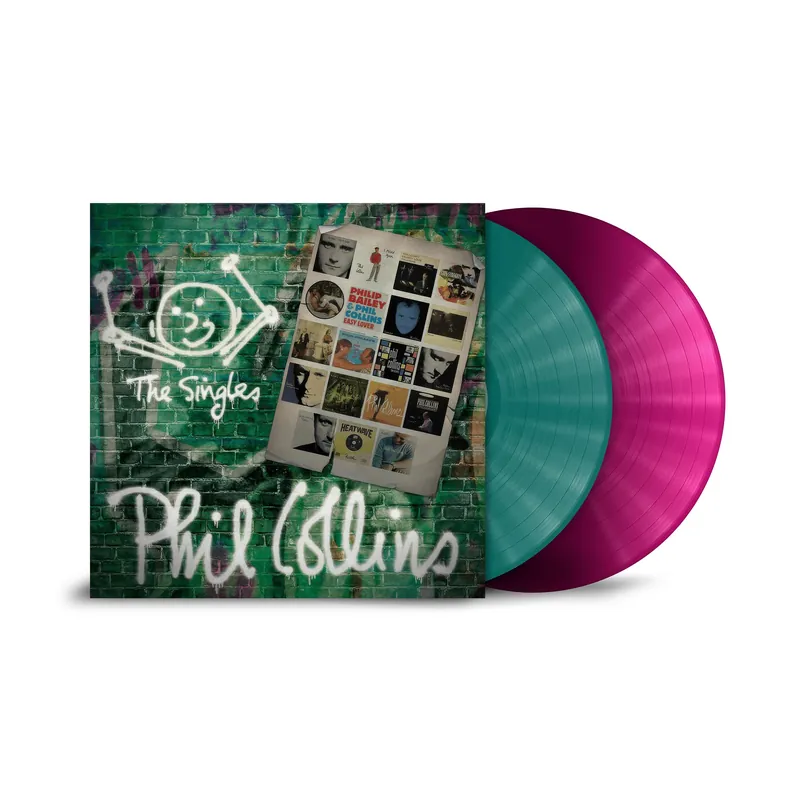 **PRE-ORDER** PHIL COLLINS - The Singles - Double Coloured Vinyl LP Weekend Sale