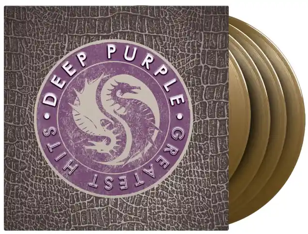 Shop Now **PRE-ORDER** DEEP PURPLE - Greatest Hits - 4LP GOLD Vinyl Set - Limited Numbered Edition