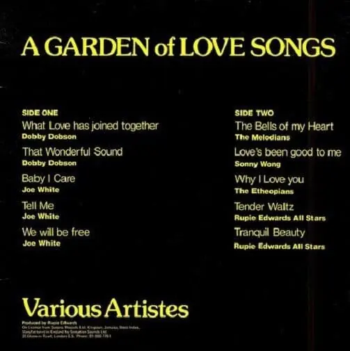 A Garden Of Love Songs Vinyl Record LP Success 1979 Free Returns