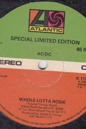 Viral AC/DC Whole Lotta Rosie Vinyl Record 12 Inch Atlantic 1978