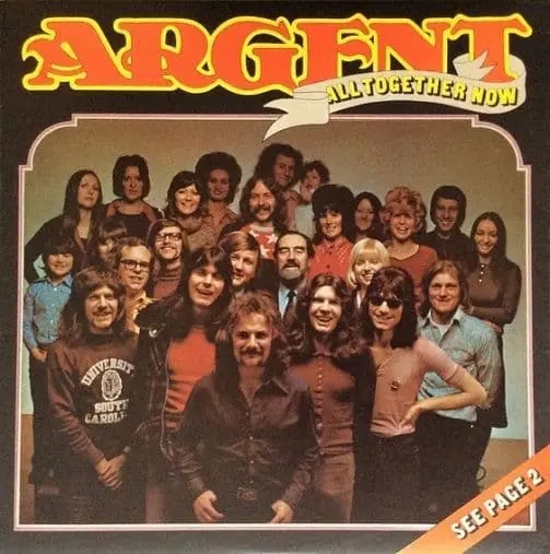 ARGENT All Together Now Vinyl Record LP Epic 1972 Today Only