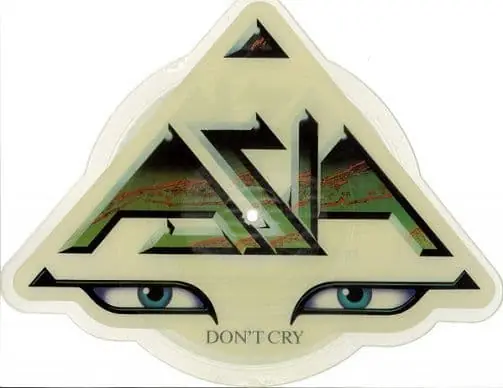 Professional Grade ASIA Don t Cry Vinyl Record 7 Inch Geffen 1983 Shaped Picture Disc