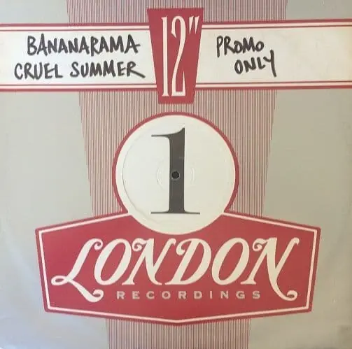 BANANARAMA Cruel Summer Vinyl Record 12 Inch London 1983 Promo Exclusive