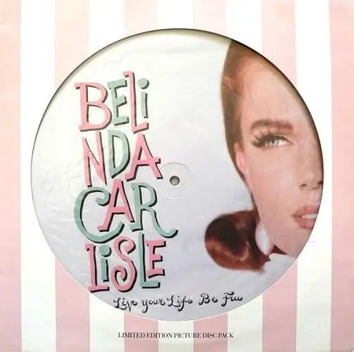 Wholesale BELINDA CARLISLE Live Your Life Be Free Vinyl Record 12 Inch Virgin 1991 Picture Disc
