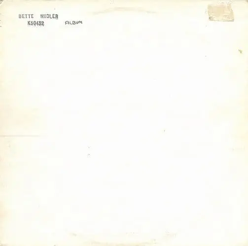 Seasonal Sale BETTE MIDLER Broken Blossom Vinyl Record LP Atlantic 1978 Test Pressing