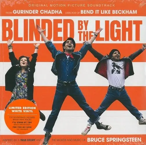 Discount Blinded By The Light - Original Motion Picture Soundtrack Vinyl Record LP Columbia 2019 White Vinyl