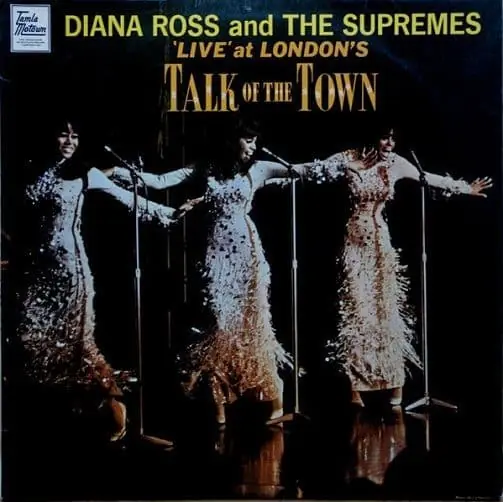 DIANA ROSS AND THE SUPREMES Live At London s Talk Of The Town Vinyl Record LP Tamla Motown Professional Grade