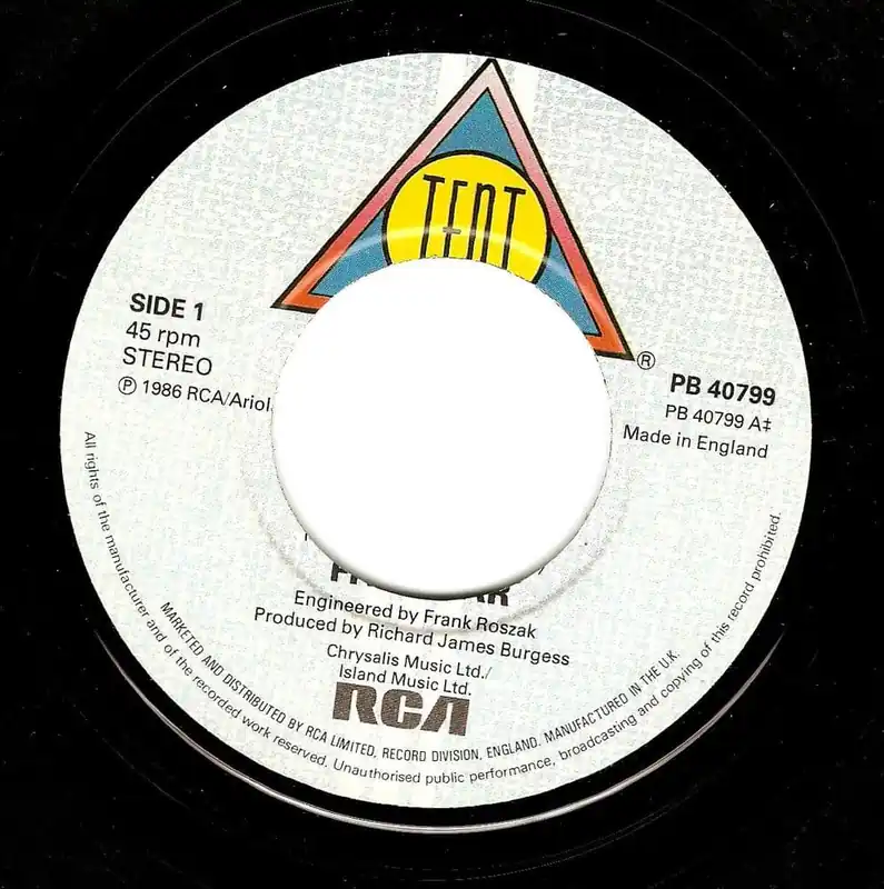 FIVE STAR 5 STAR Find The Time Vinyl Record 7 Inch Tent 1986 Latest