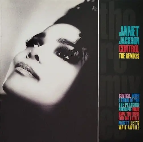 Shop Now JANET JACKSON Control - The Remixes Vinyl Record LP A&M 1987