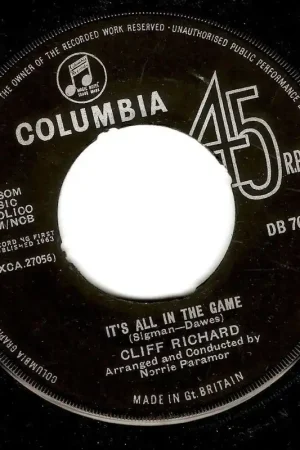 CLIFF RICHARD It s All In The Game Vinyl Record 7 Inch Columbia 1963 Deal