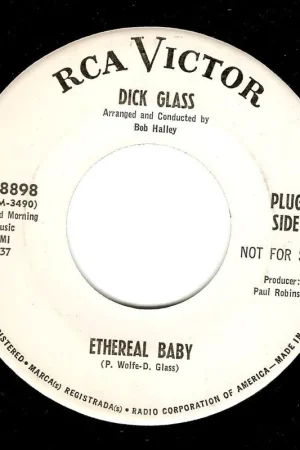 DICK GLASS Ethereal Baby Vinyl Record 7 Inch US RCA Victor 1966 Promo Must Have