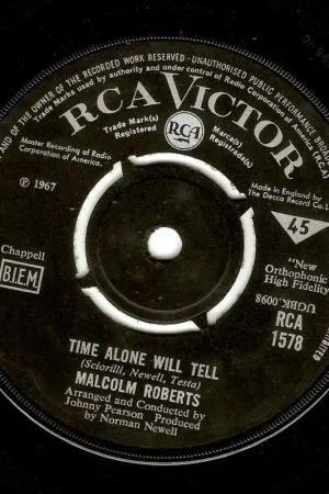 MALCOLM ROBERTS Time Alone Will Tell Vinyl Record 7 Inch RCA Victor 1967 Seasonal Sale