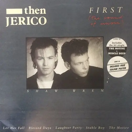 THEN JERICO First The Sound Of Music Vinyl Record LP London 1987 Original