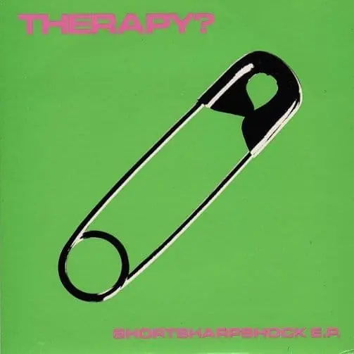 THERAPY Shortsharpshock EP Vinyl Record 7 Inch A&M 1993 Pink Vinyl Popular
